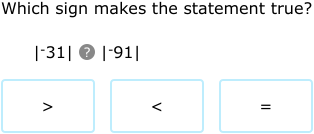 IXL - Integer inequalities with absolute values (Grade 8 maths practice)
