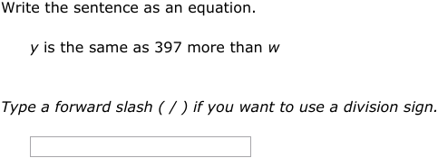 IXL - Write variable equations (Grade 9 maths practice)