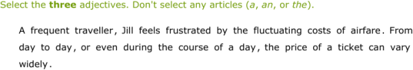 IXL - Identify adjectives (Grade 7 English practice)