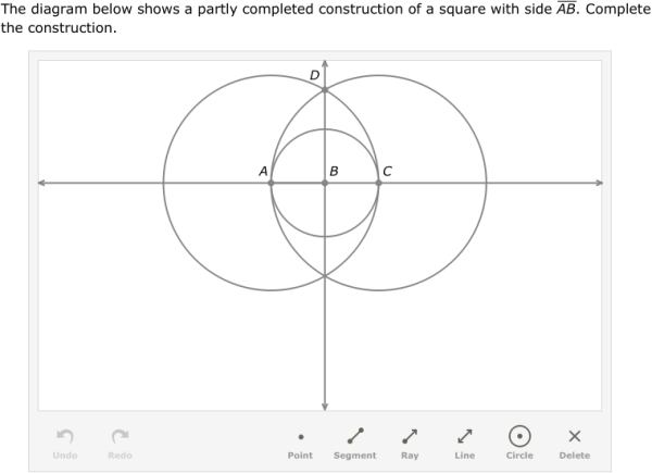 IXL - Construct a square (Grade 11 maths practice)