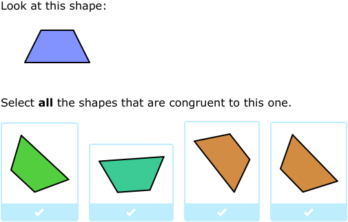 IXL - Identify congruent and similar figures (Grade 5 maths practice)
