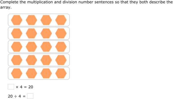 IXL - Relate multiplication and division for arrays (Grade 3 maths ...