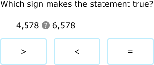 IXL - Comparing numbers (Grade 3 maths practice)