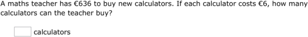IXL - Divide larger numbers: word problems (Grade 4 maths practice)