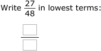 IXL - Write fractions in lowest terms (Grade 4 maths practice)