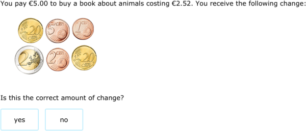 IXL - Making change (Grade 2 maths practice)