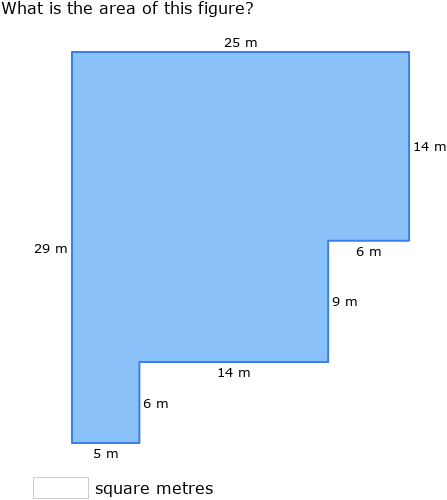 IXL - Area of compound figures (Grade 6 maths practice)