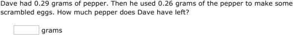 IXL - Add and subtract decimals: word problems (Grade 4 maths practice)